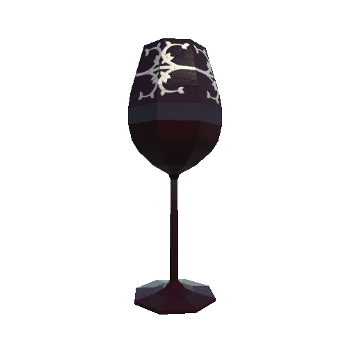 Wine glass red